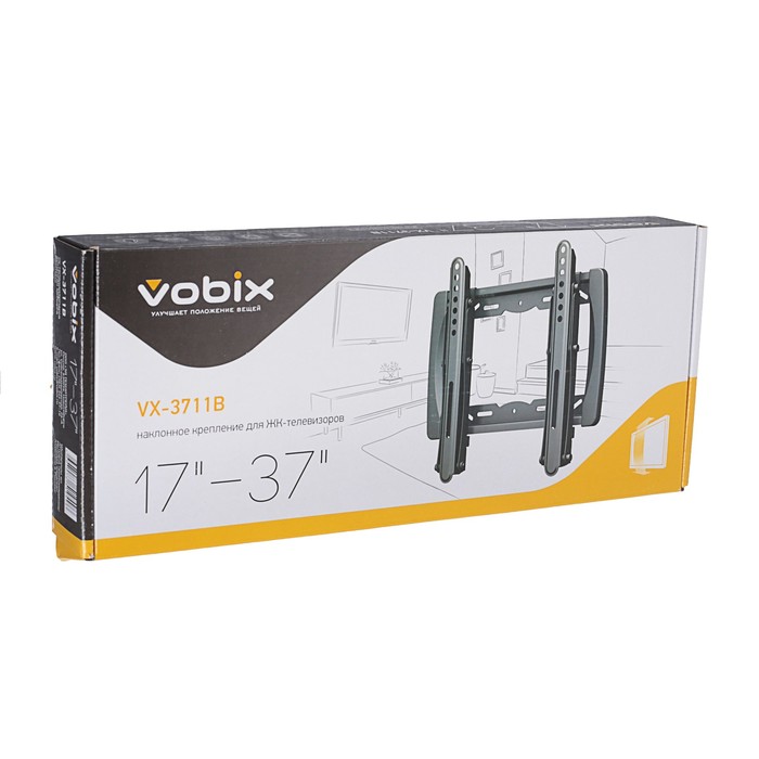 Кронштейн VOBIX VX 3711В, для телевизора, наклонный, 17"-37"