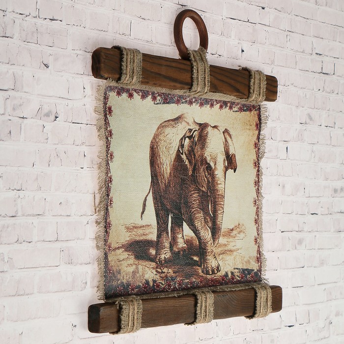 Сувенир свиток "Слон в орнаменте"