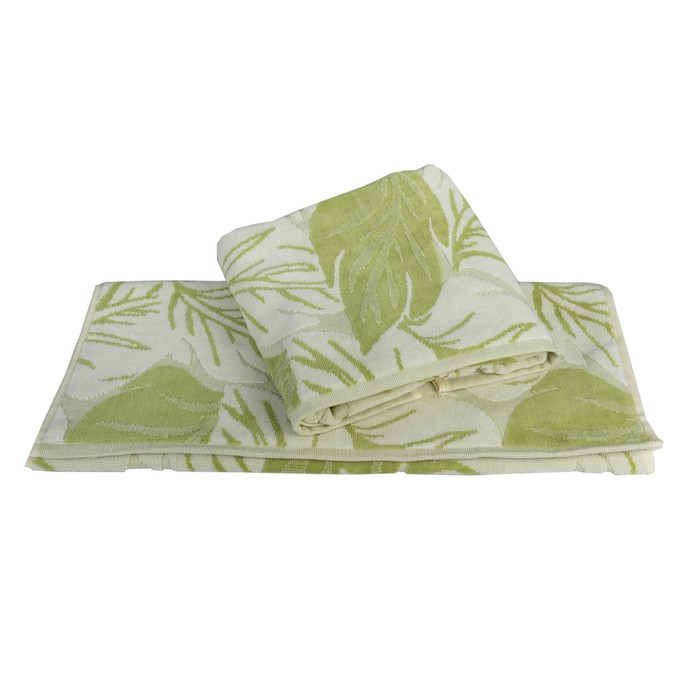 Полотенце махровое Autumn, размер 100х150 см, зелёный, 500 г/м2