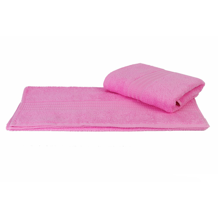 Полотенце махровое Rainbow, размер 30х50 см, розовый, 500 г/м2