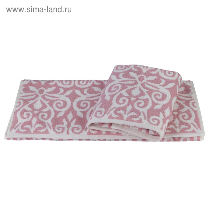 фото Полотенце valensiya, размер 70 × 140 см, розовый hobby home collection