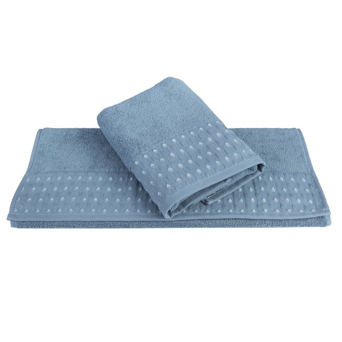 Полотенце махровое Marsel, размер 70х140 см, синий, 560 г/м2