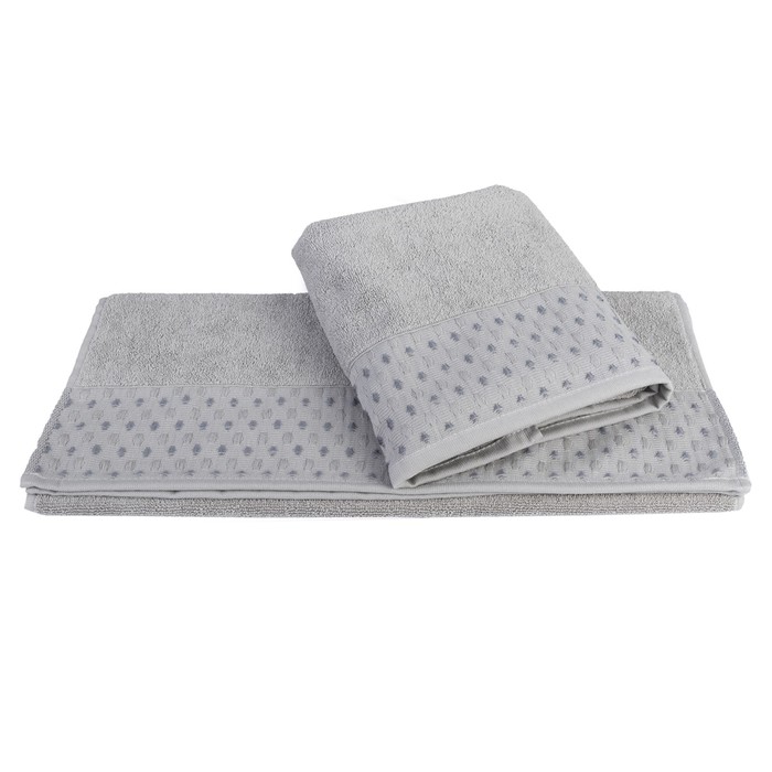 Полотенце махровое Marsel, размер 50х90 см, светло-серый, 560 г/м2