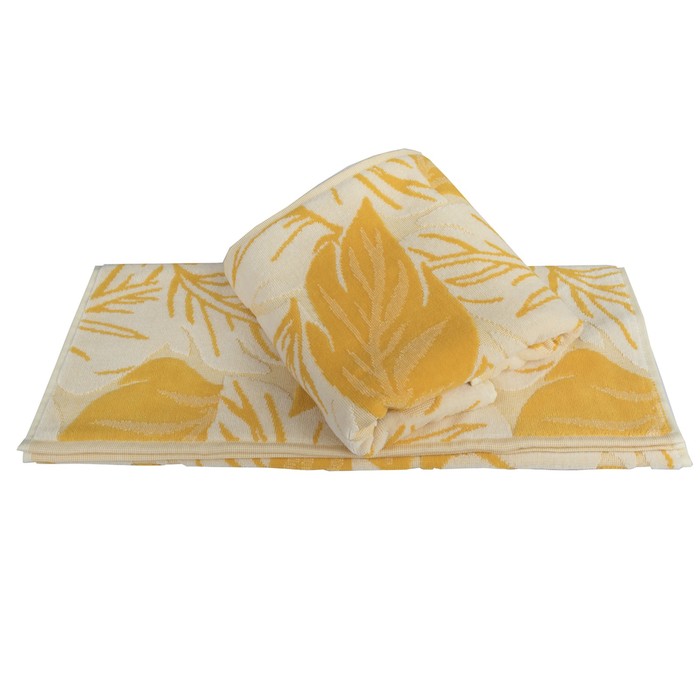 Полотенце махровое Autumn, размер 50х90 см, жёлтый, 500 г/м2