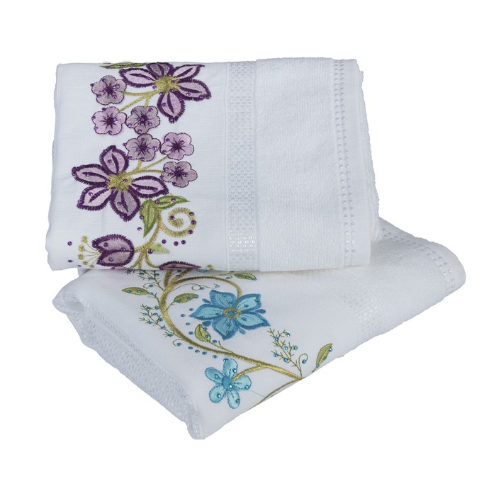 КМП Zerafet, размер 50х90 см-2 шт., белый, 425 г/м2