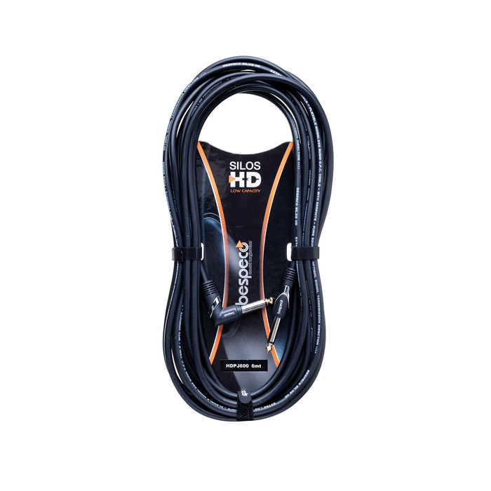 Кабель BESPECO HDPJ300 готовый инструментальный с низким сопр., JACK 6.3 mono, 3м