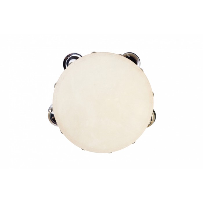 Тамбурин FLIGHT FT 6-4 с 4 джинглами, Размер: 6' (15cм), Состав: дерево, металл