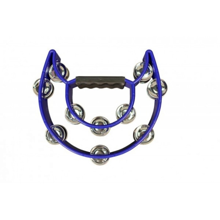 Тамбурин FLIGHT FTHP-20 Пластиковый "Двойной полумесяц" с 20 джинглами