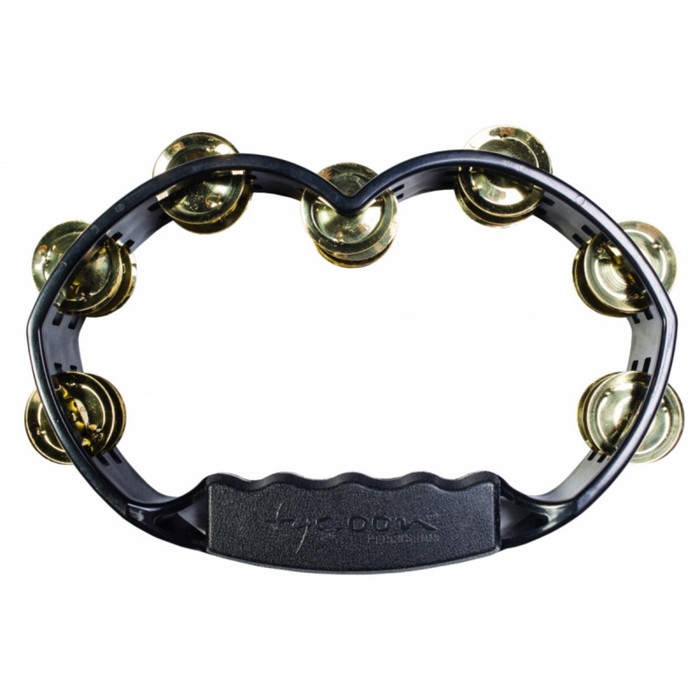 Тамбурин TYCOON TBH-B BB - , цвет: черный, материал: пластик, медные джинглы