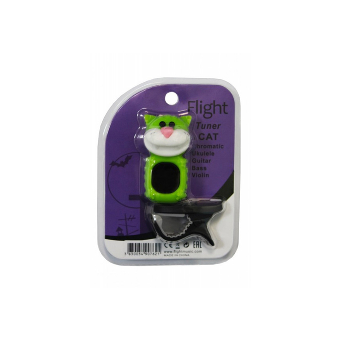 Тюнер FLIGHT CAT GREEN хроматический, кот, цвет зеленый