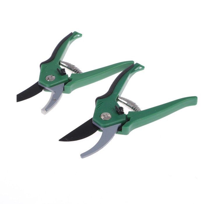 Набор: секатор плоскостной, секатор контактный, 10" (26 см), пластиковые ручки