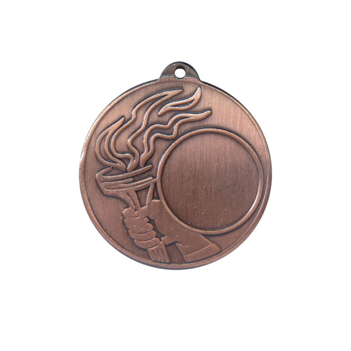 Медаль призовая "бронза", под нанесение, D-5см (40596)