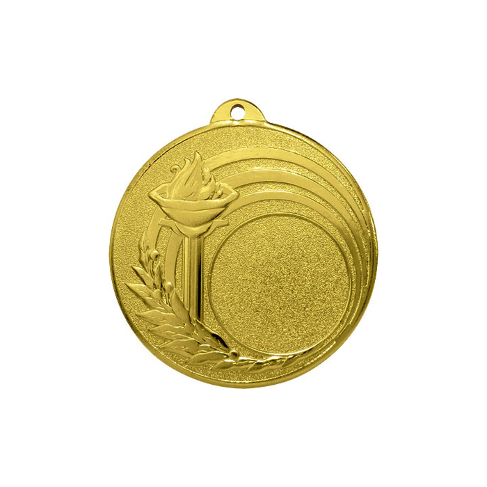 Медаль призовая "золото", под нанесение, D-5см (42465)