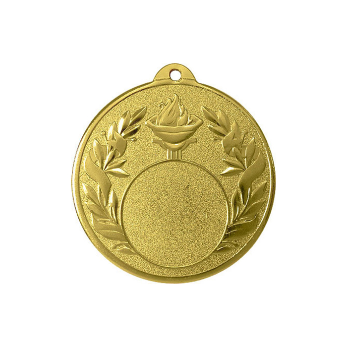 Медаль призовая "золото", под нанесение, D-5см (42119)