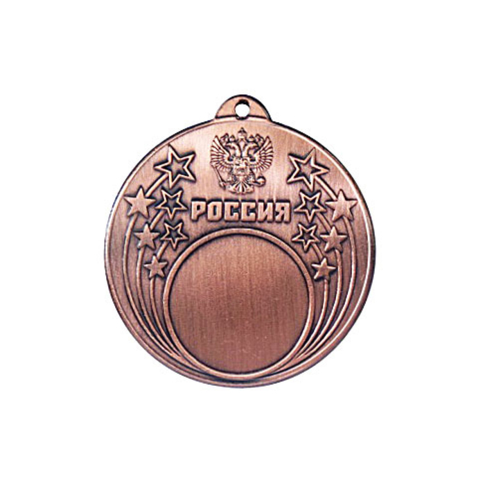 Медаль призовая "бронза", под нанесение, D-5см (41306)