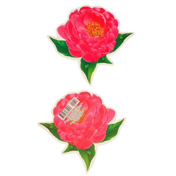 Украшения на скотче "Пион" 100х120мм