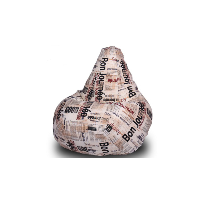 Кресло-мешок "Газета", размер ХL, ткань нейлон кат. 2, d=80 см