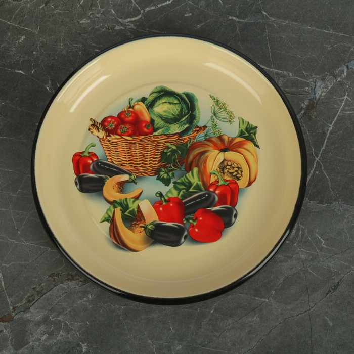 Тарелка 500 мл "Урожай", цвет кремовый