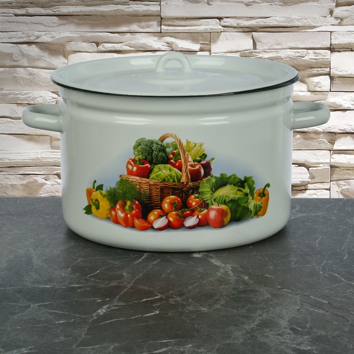 Кастрюля 7 л "Сентябрь"