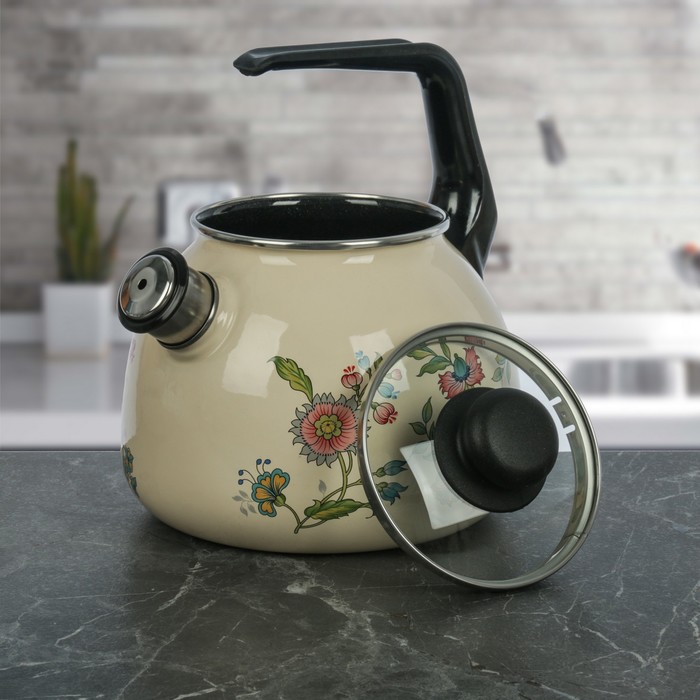 Чайник 3 л, фиксированная ручка, МИКС