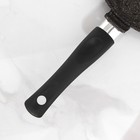 Сковорода «Оладница», d=23 см, пластиковая ручка, антипригарное покрытие, цвет чёрный - Фото 4