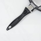 Сковорода «Оладница», d=23 см, пластиковая ручка, антипригарное покрытие, цвет чёрный - Фото 10