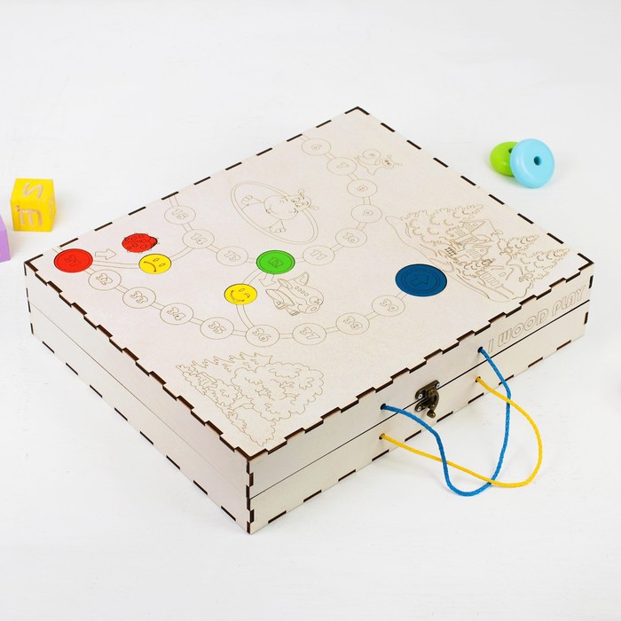 Бизиборд "Чемодан", складной, с электрикой