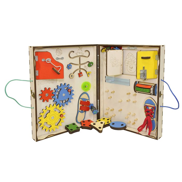 Бизиборд "Чемодан", складной