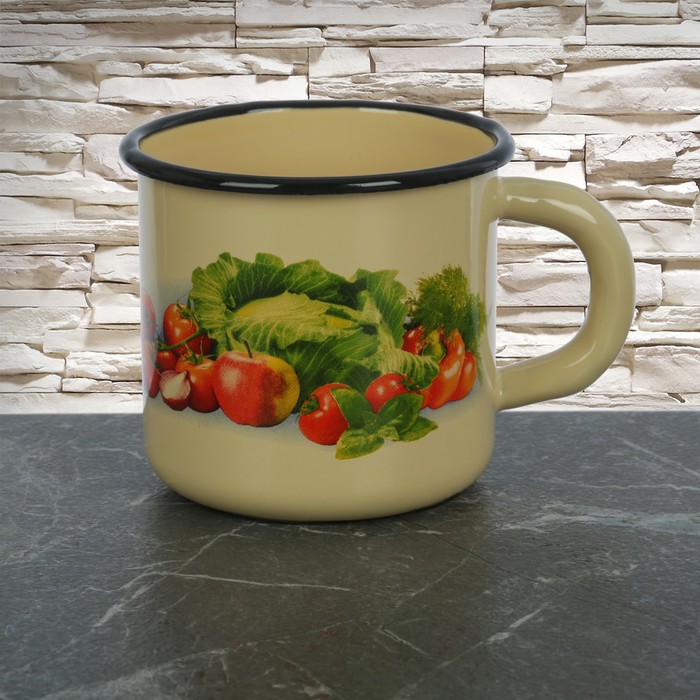 Кружка 250 мл "Сентябрь", цвет кремовый