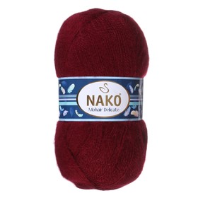 

Пряжа "Mohair delicate" 5% мохер, 10% шерсть, 85% акрил 500м/100гр (6110 винный)