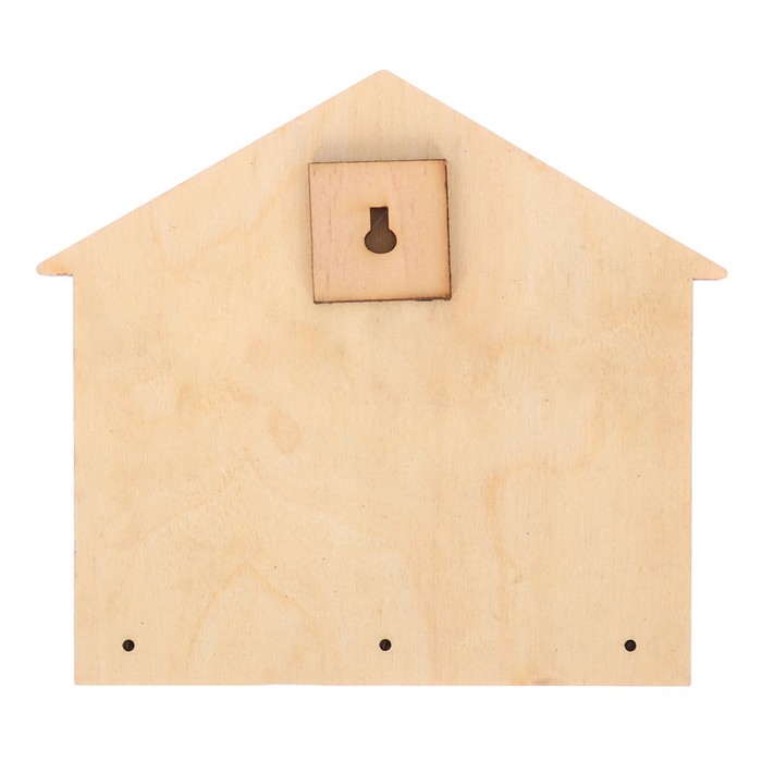 Ключница деревянная "Дом, милый дом"