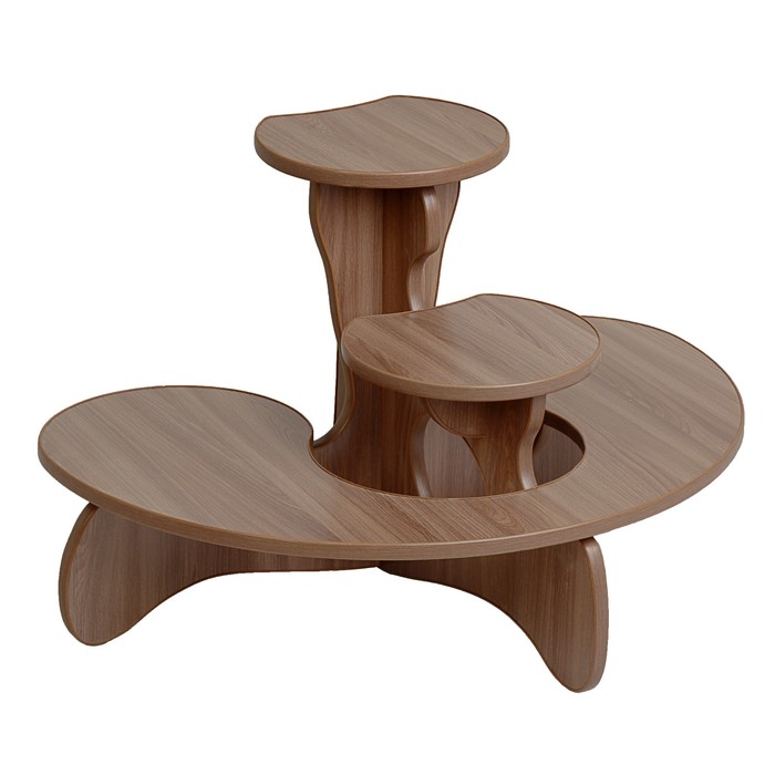 Полка для цветов Багира-2 800х550х520 Ясень шимо тёмный