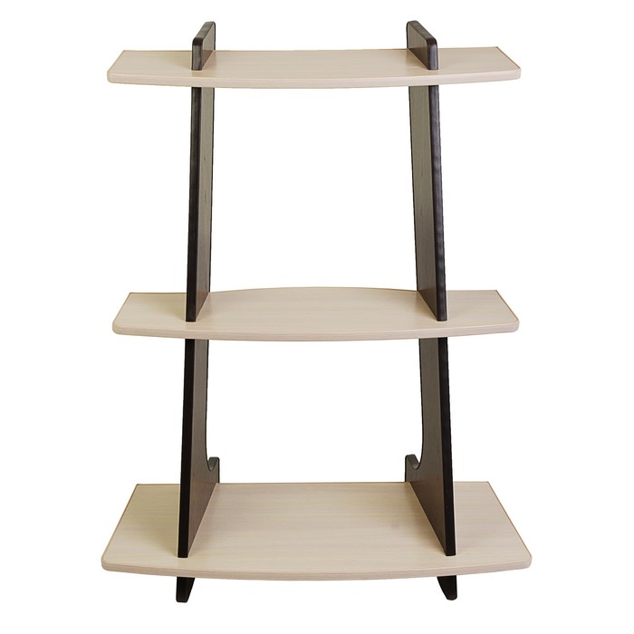 Полка Круиз 800х450х1000 Венге/Дуб выбеленный