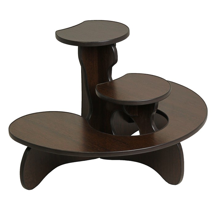 Полка для цветов Багира-2 800х550х520 Венге