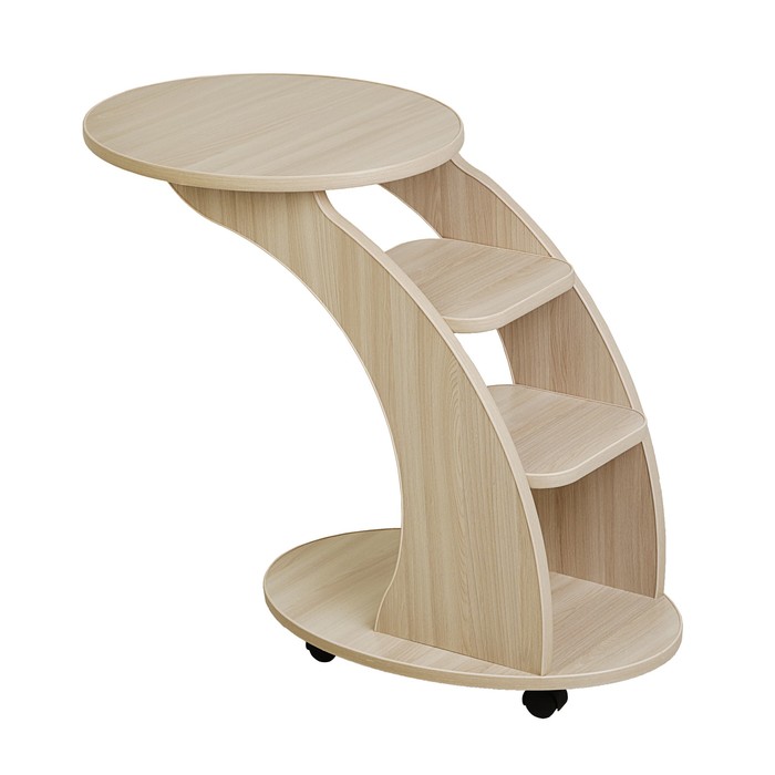 Придиванный столик 3 760х400х650 Ясень шимо светлый