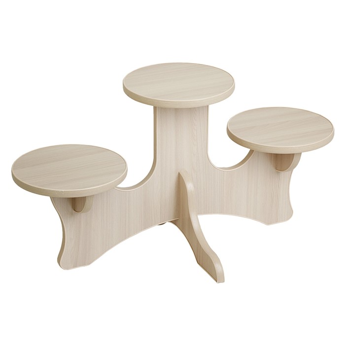 Полка для цветов Марио 770х420х410 Ясень шимо светлый