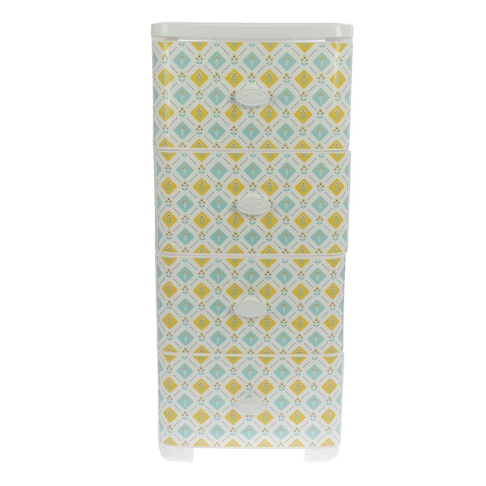 Комод 4 секции плетёный "Скандинавия"