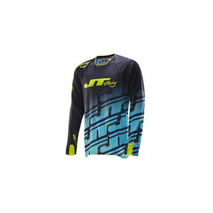 Джерси JT Racing, HYPERLITE EHO, черно/синий, размер М