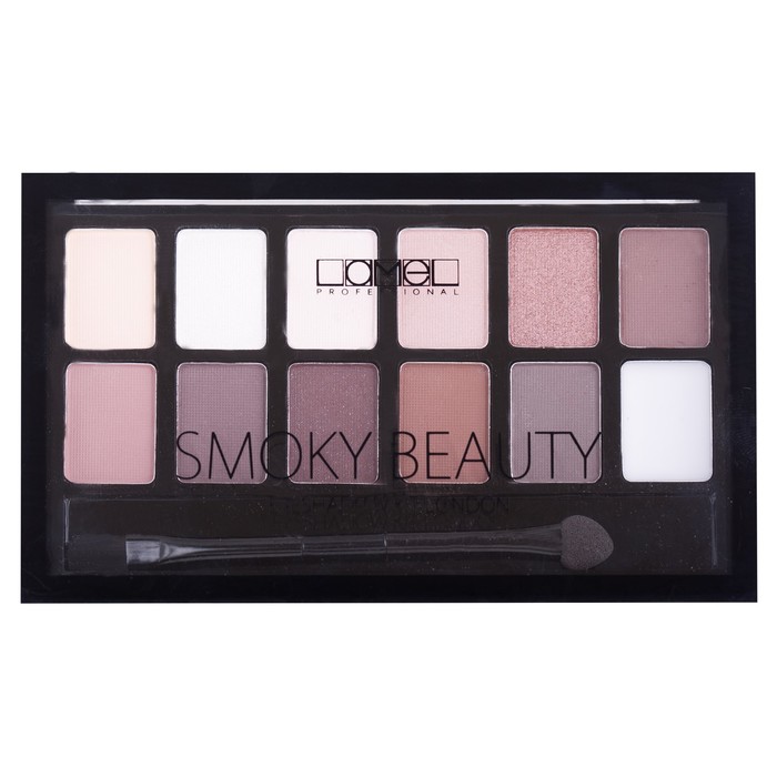 Набор для макияжа - тени и основа для век Lamel Smokey