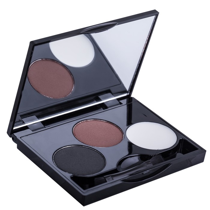 Набор для бровей Lamel Eye Brow Kit тени и воск 01, 8 г