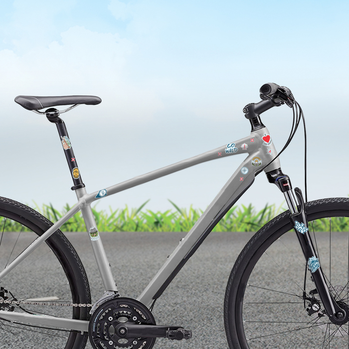 Наклейки на велосипед "Good day"