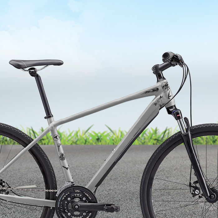 Наклейки на велосипед "Pedal power"