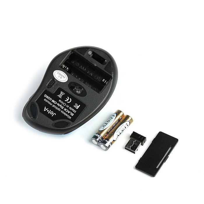 Мышь беспроводная Jet.A Black Style OM-U26G синяя (1000dpi)