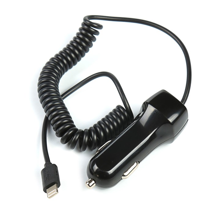 Зарядное устройство автомобильное Jet.A UC-I15, Apple 8pin, чёрное