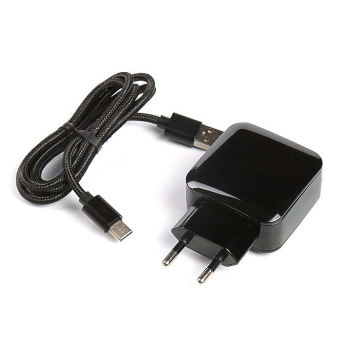Зарядное устройство Jet.A UC-C22, USB TypeC, чёрное