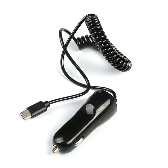 Зарядное устройство автомобильное Jet.A UC-C17, USB TypeC,чёрное