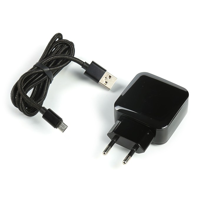 Зарядное устройство Jet.A UC-S22, microUSB,чёрное