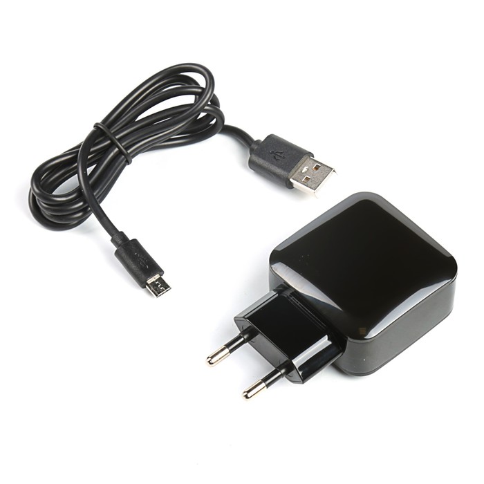 Зарядное устройство Jet.A UC-S18, microUSB,чёрное