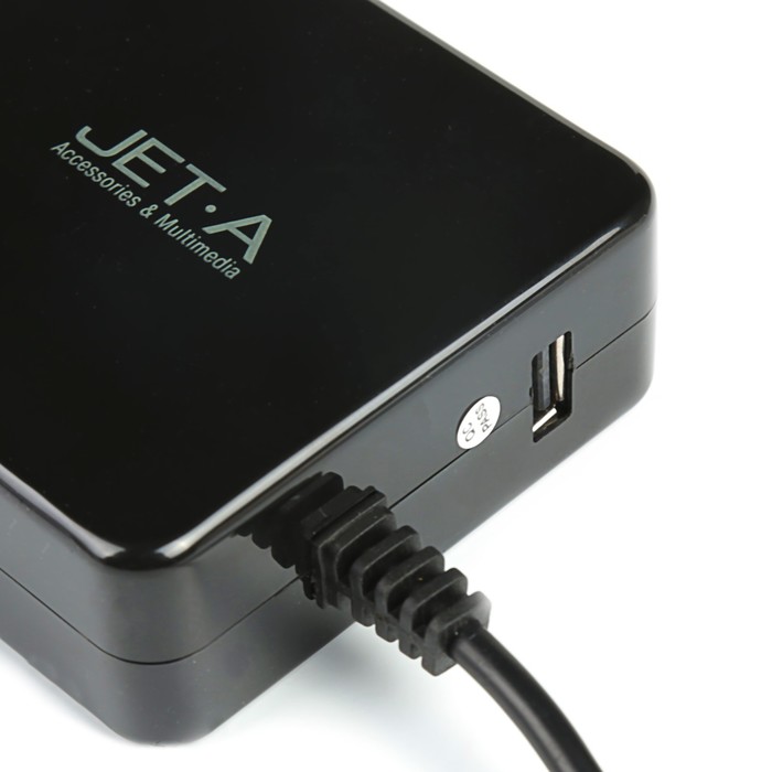 Универсал блок питания Jet.A JA-PA14 для ноутбуков 45Вт от сети 220В (автомат, порт USB)
