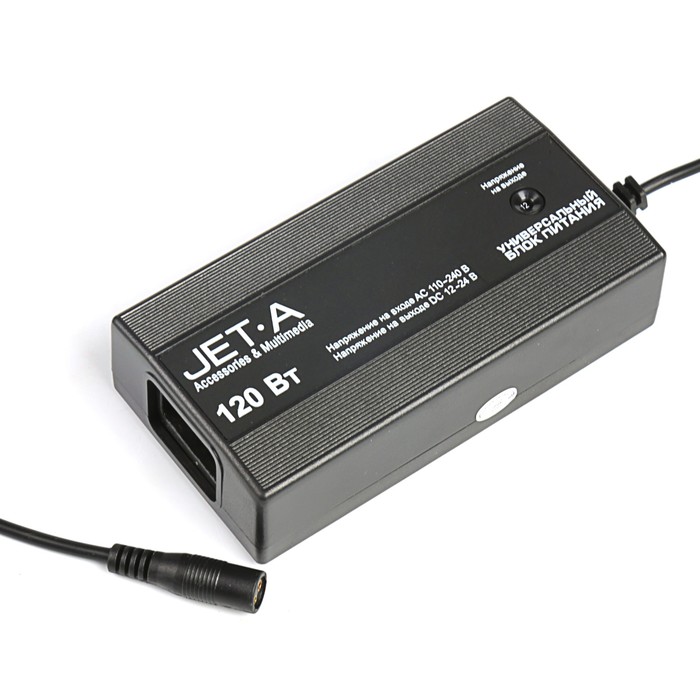 Универсал блок питания Jet.A JA-PA8 Tesler для ноутбуков 120Вт от сети 220В